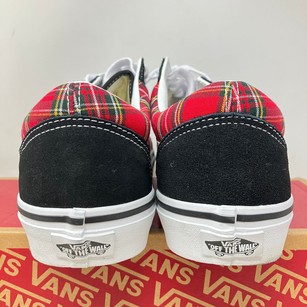 Vans Old Skool 36 Plaid Red