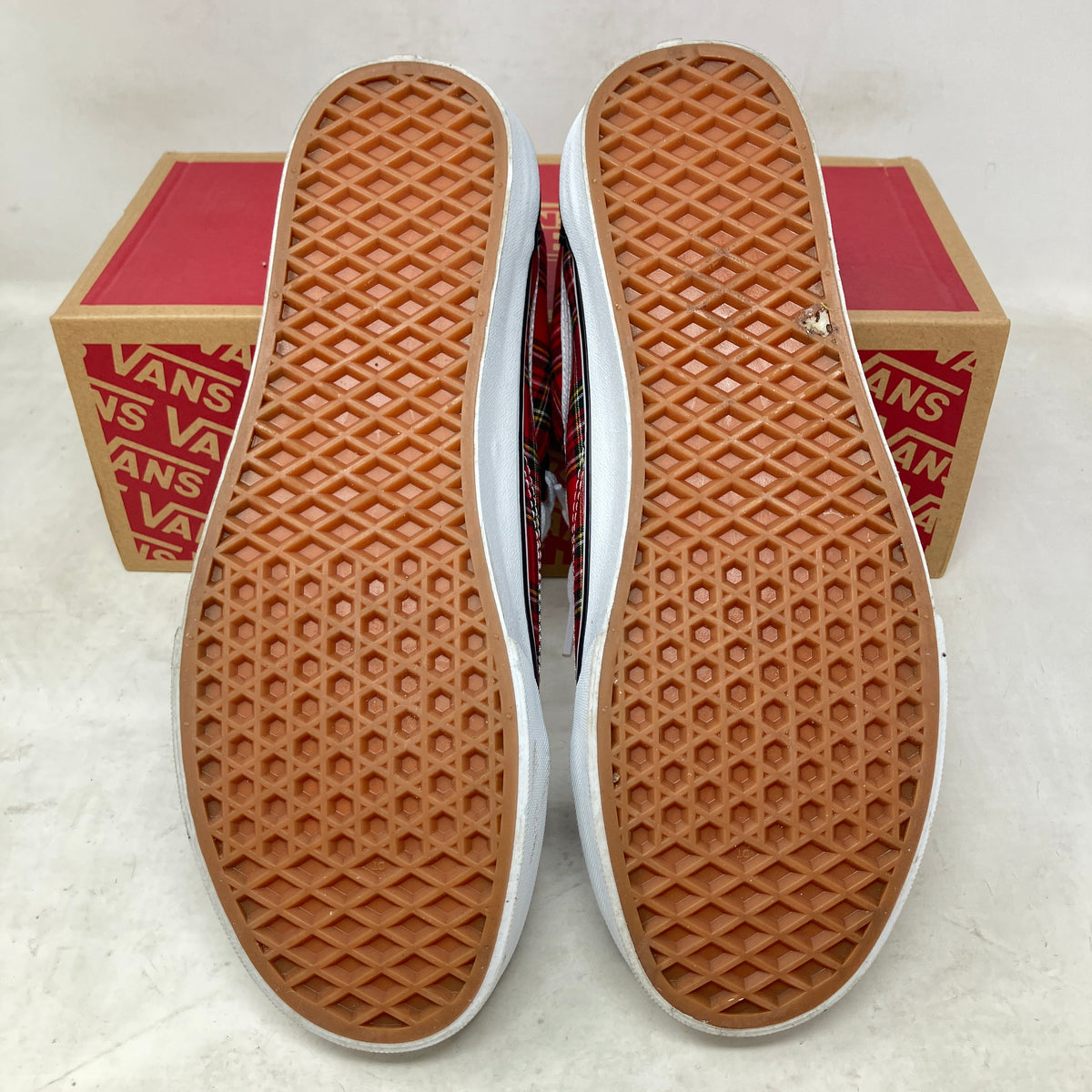 Vans Old Skool 36 Plaid Red