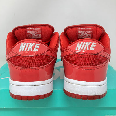 Nike SB Dunk Low Red Patent Leather