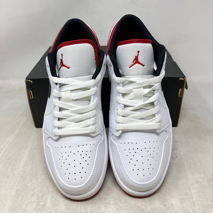 Jordan 1 Low White University Red Black