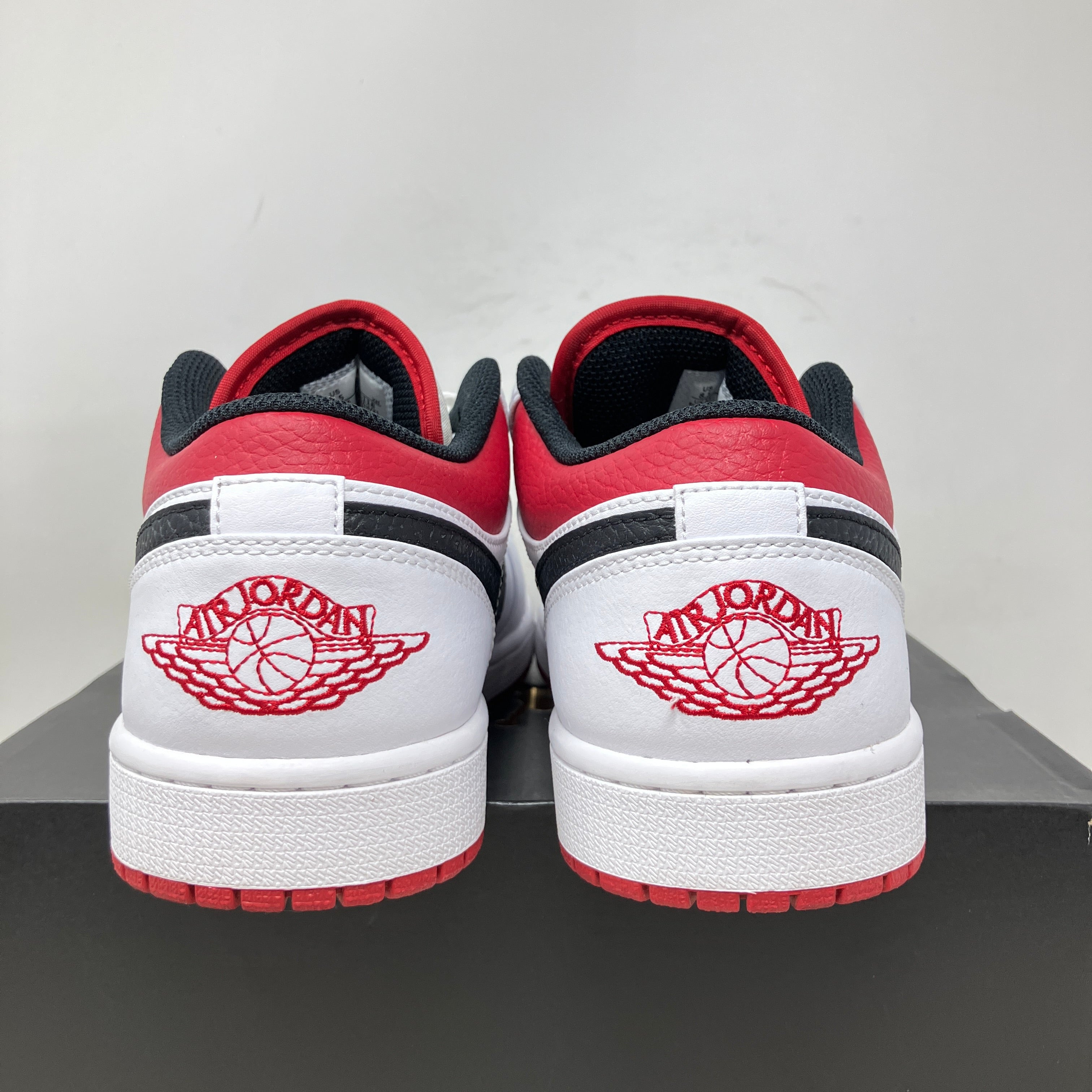 Jordan 1 Low White University Red Black