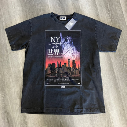 Kith New York To The World Liberty Tee Vintage Black