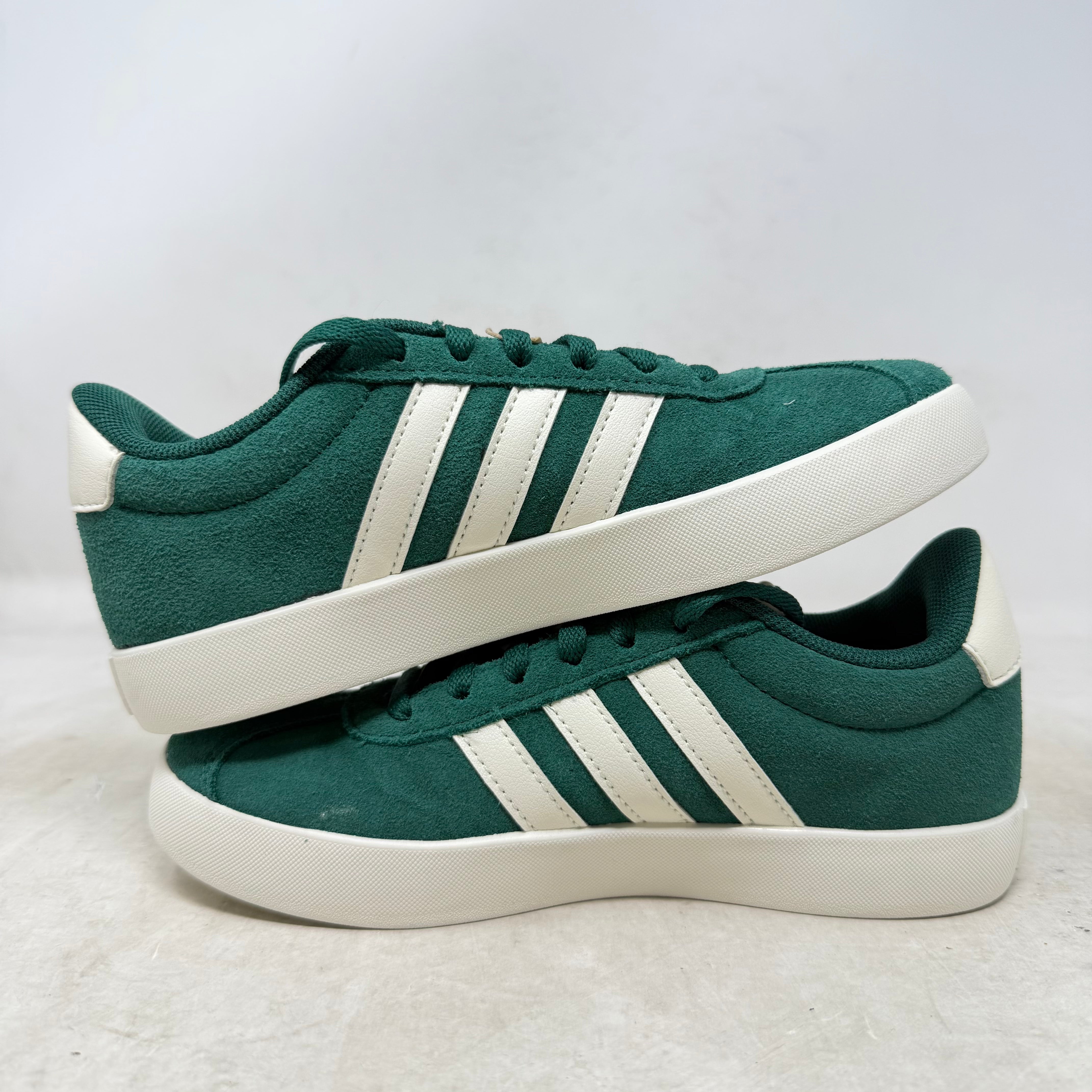 adidas VL Court 3.0 Collegiate Green Off White Gold Metallic (GS)