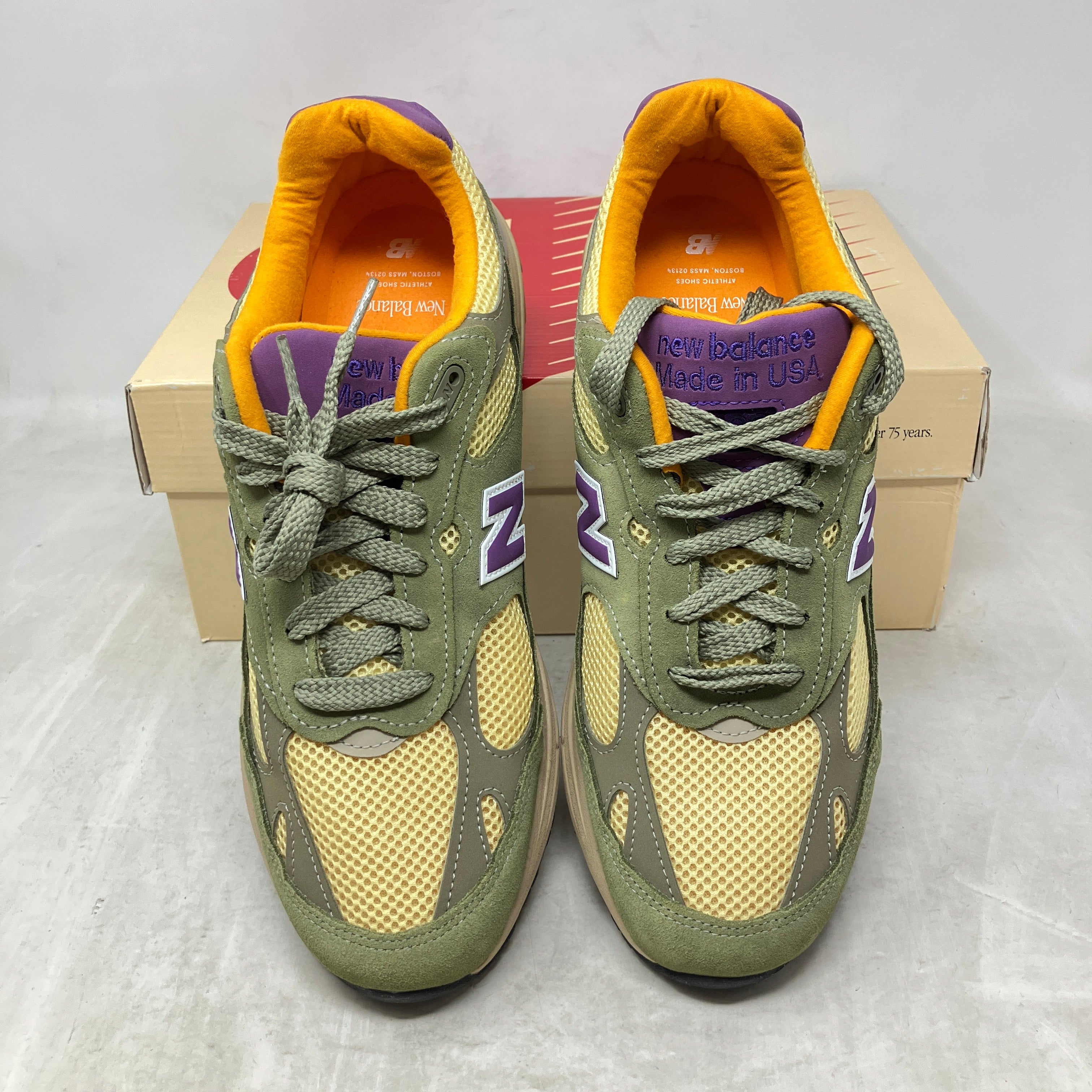 New Balance 993 MiUSA Teddy Santis Olive Leaf Maize