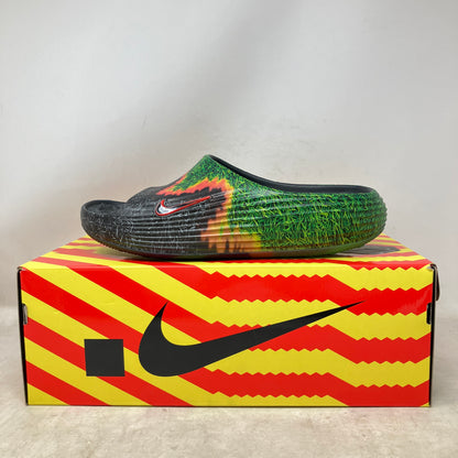 Nike ReactX Rejuven8 Slide .SWOOSH Touch Grass Dark Smoke Grey Kelly Green