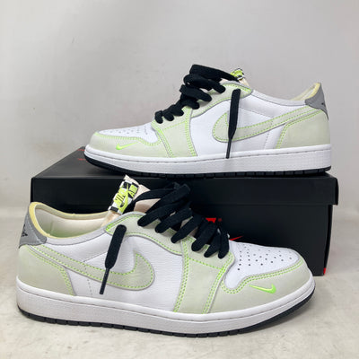 Jordan 1 Retro Low White Ghost Green Black