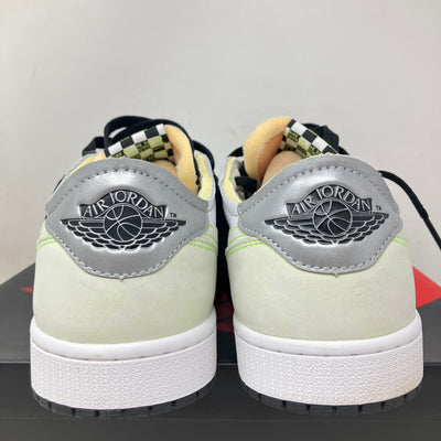 Jordan 1 Retro Low White Ghost Green Black