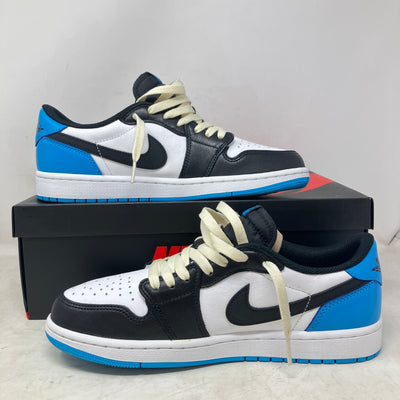 Jordan 1 Retro Low OG Black Dark Powder Blue