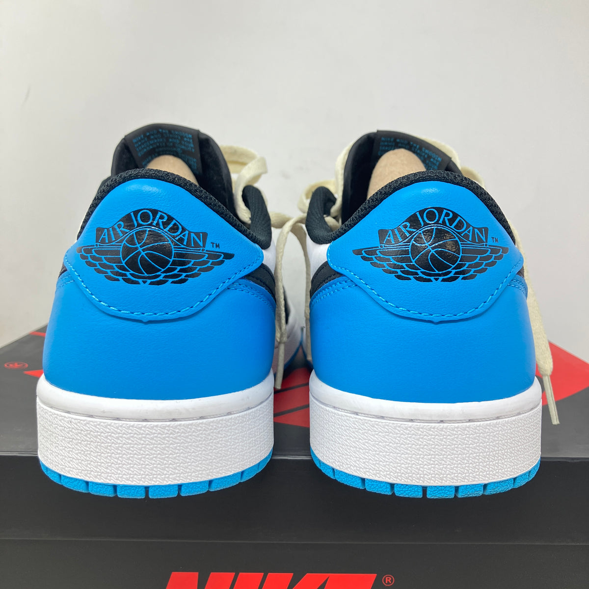 Jordan 1 Retro Low OG Black Dark Powder Blue