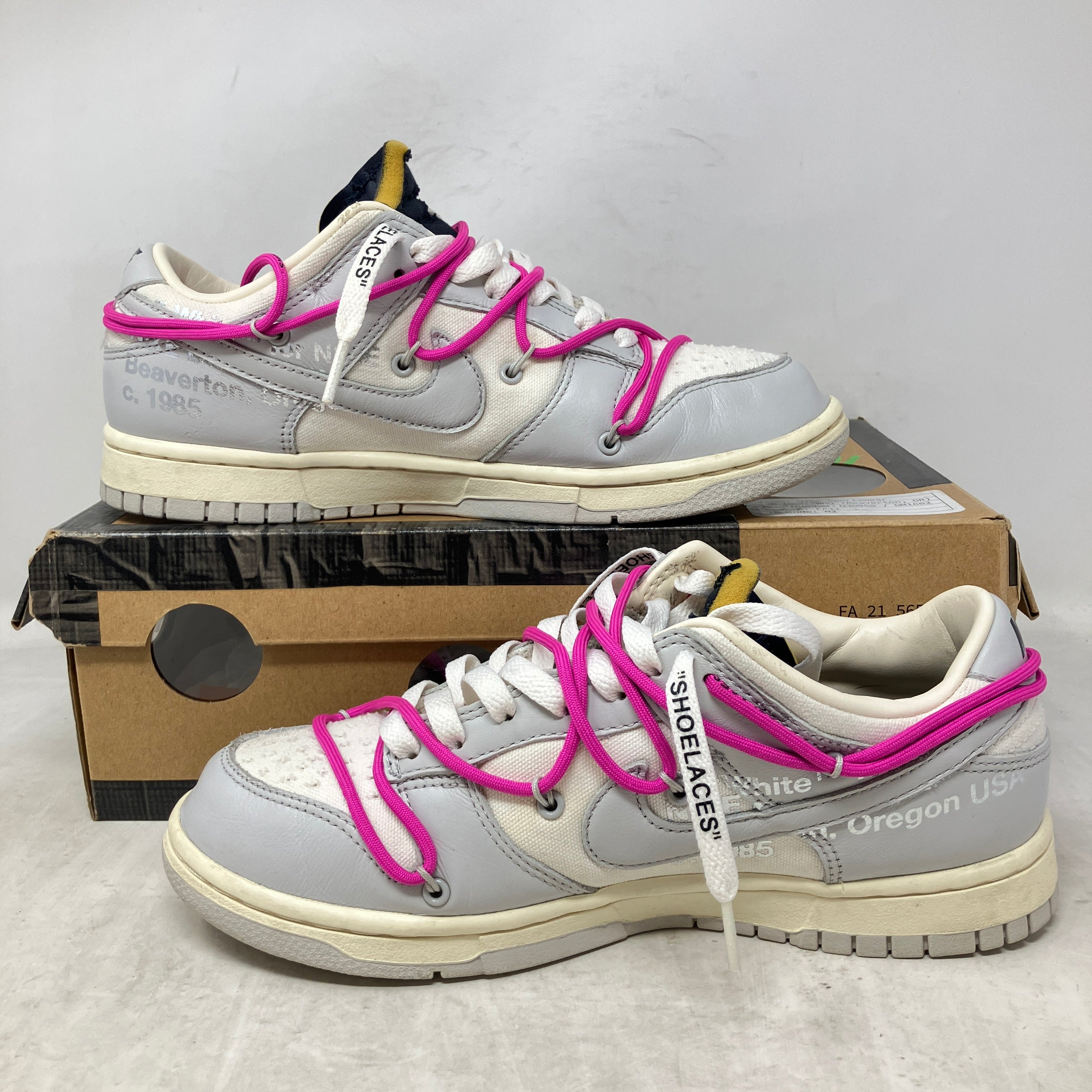 Nike Dunk Low Off-White Lot 30 – Hidden Realm