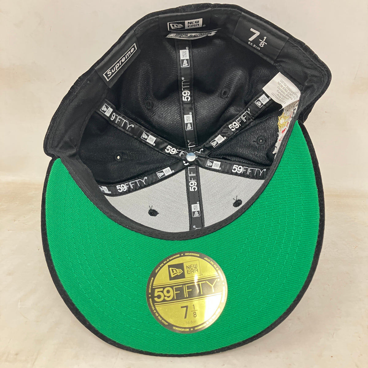 Supreme Box Logo Velvet Black Hat