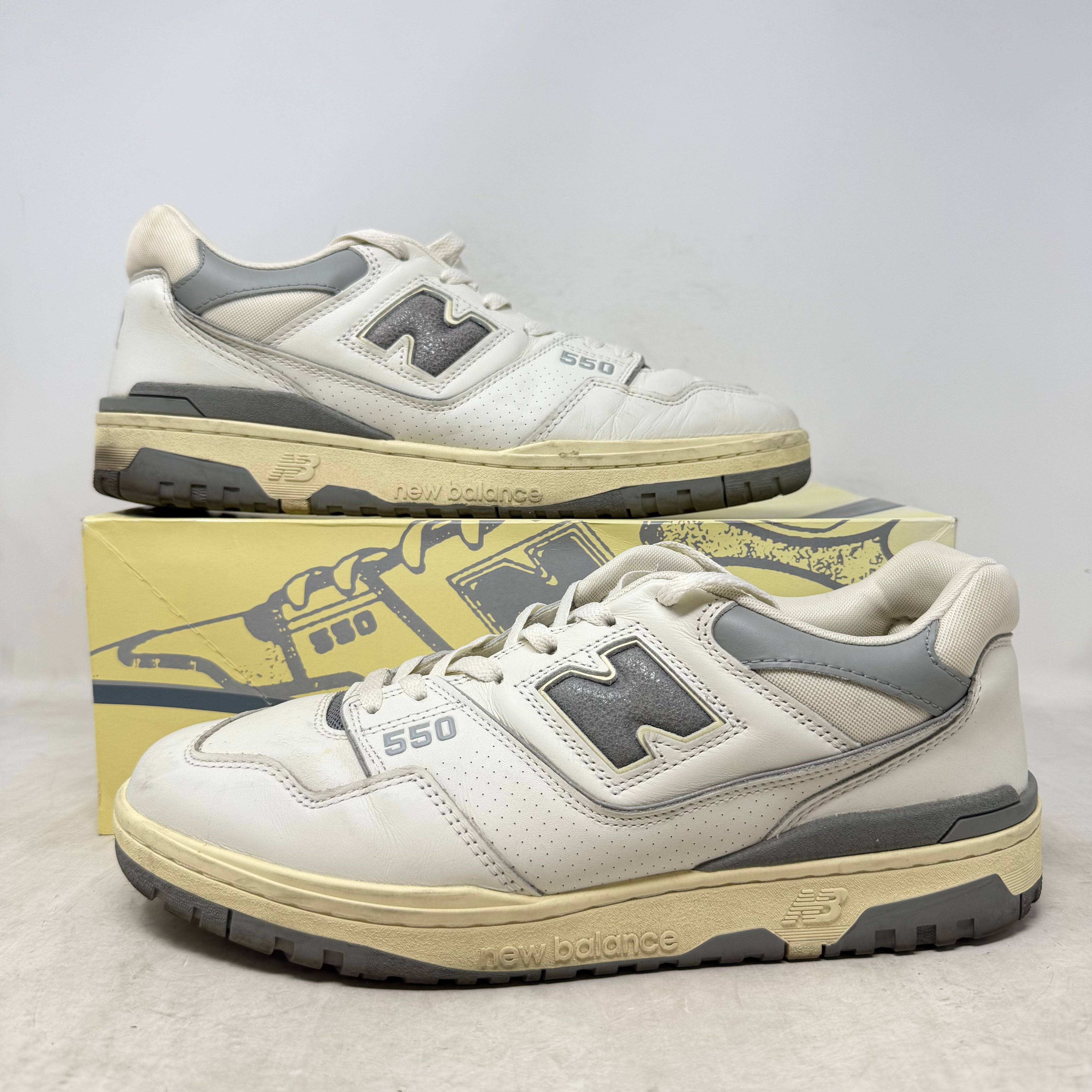 New Balance 550 Aime Leon Dore White Grey