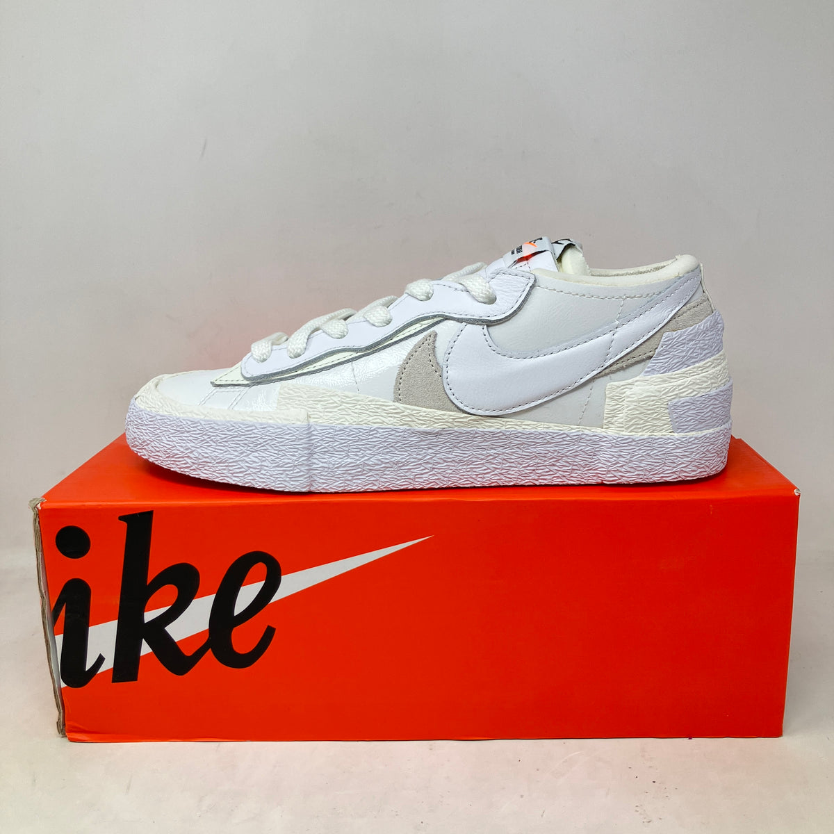 Nike Blazer Low sacai White Patent Leather