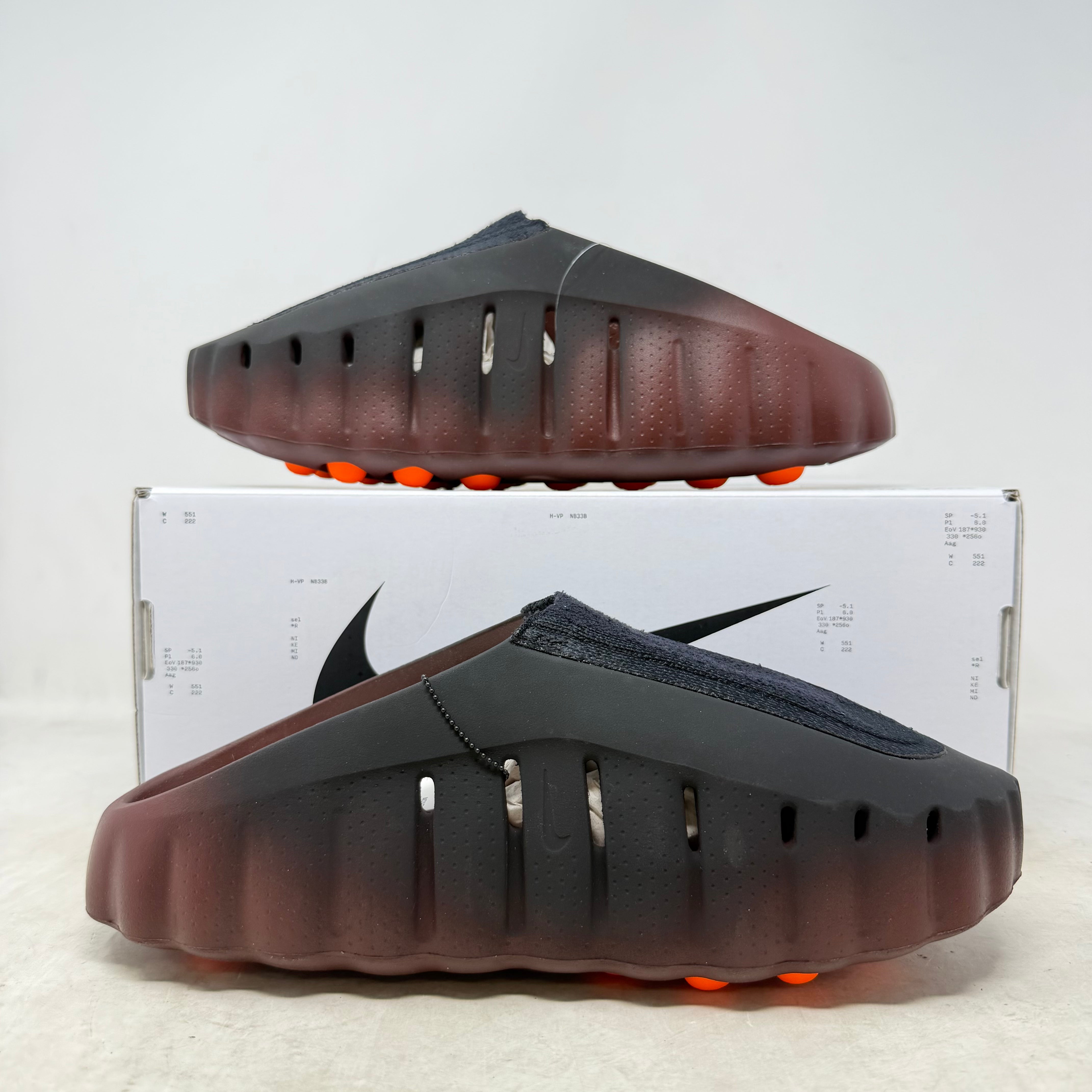 Nike Mind 001 Flyknit Slide Bronze Eclipse Total Orange