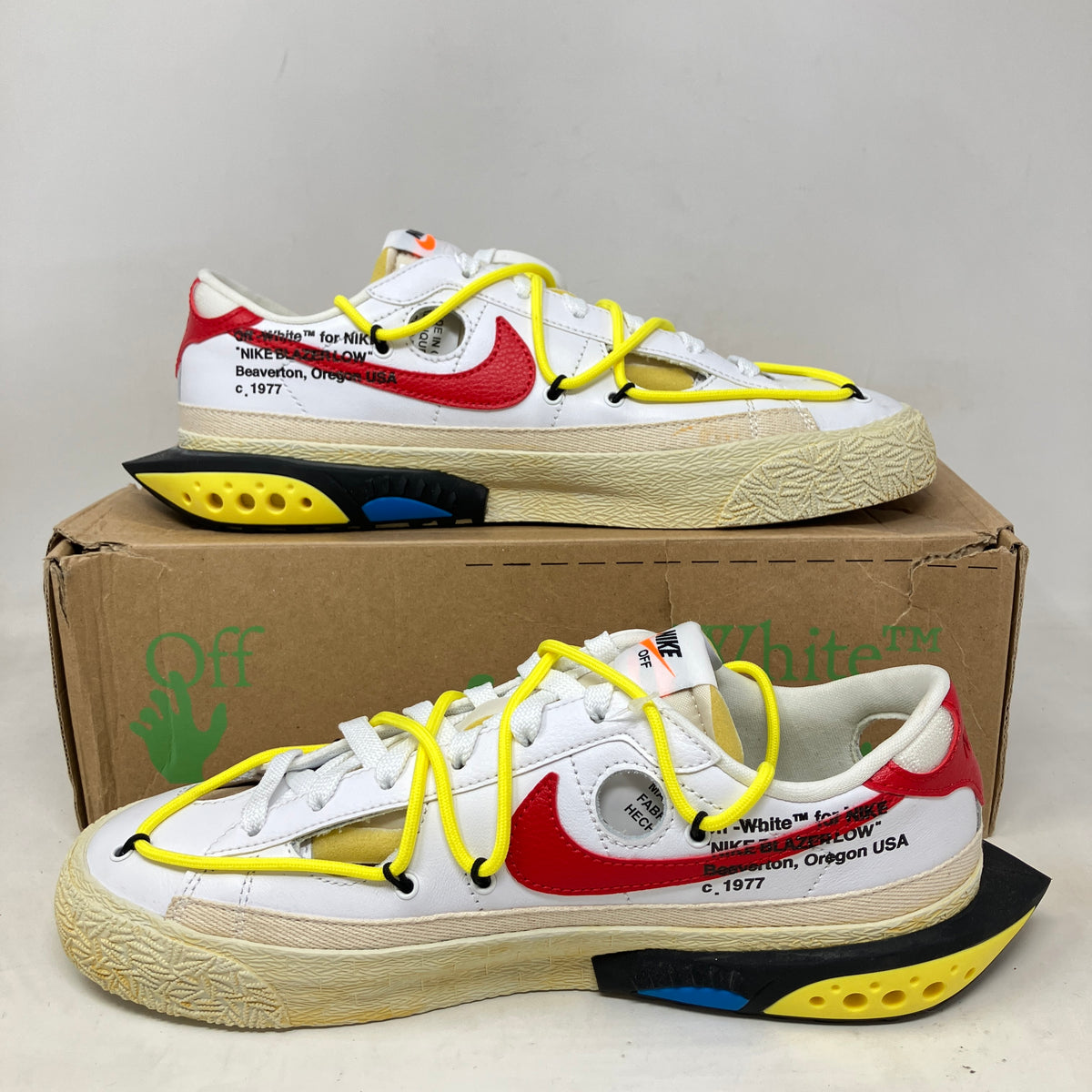 Nike Blazer Low Off-White University Red
