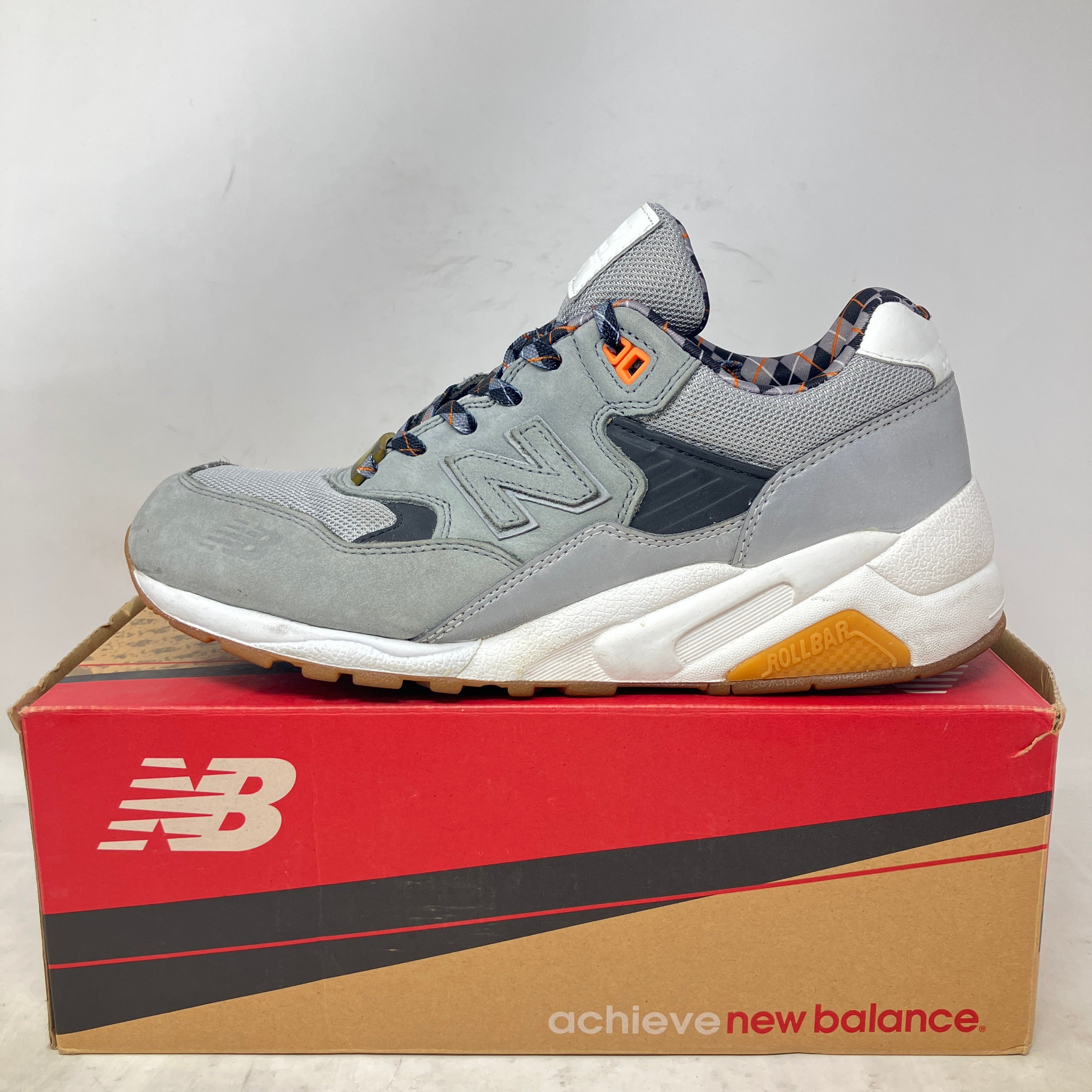 New Balance MT580 Burn Rubber Grey Argyle