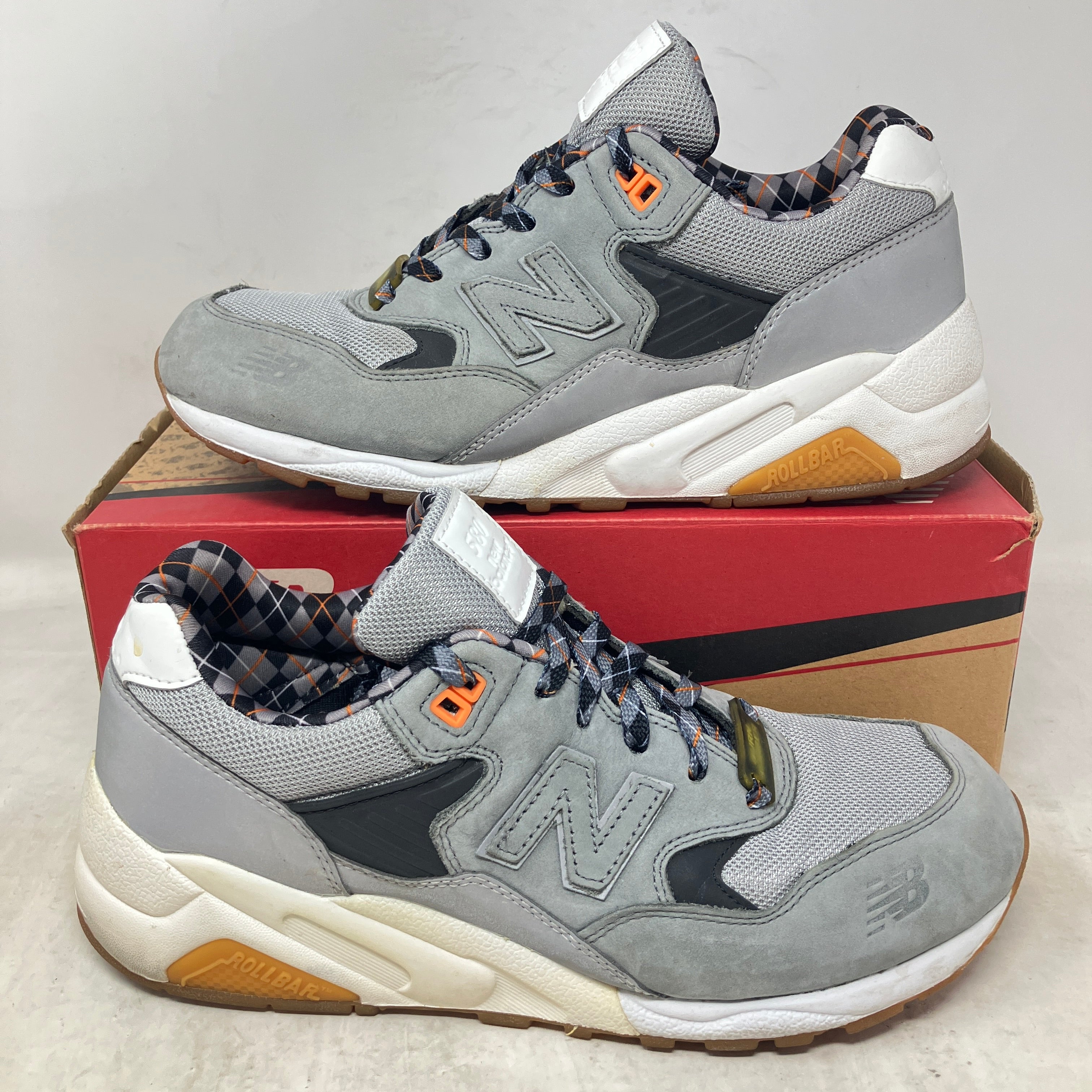 New Balance MT580 Burn Rubber Grey Argyle