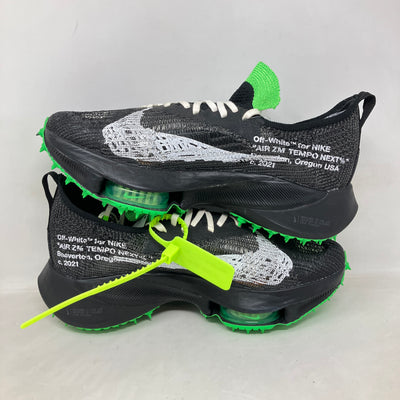 Nike Air Zoom Tempo Next% Flyknit Off-White Black Scream Green
