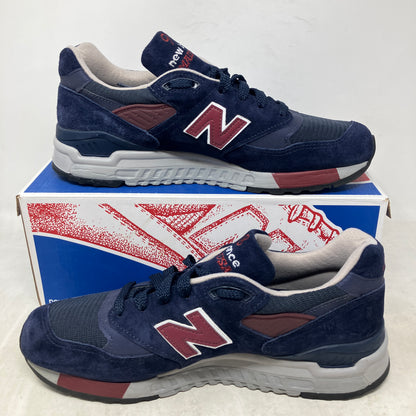 New Balance 998 Made in USA Navy Burgundy