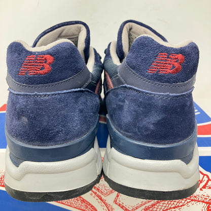 New Balance 998 Made in USA Navy Burgundy