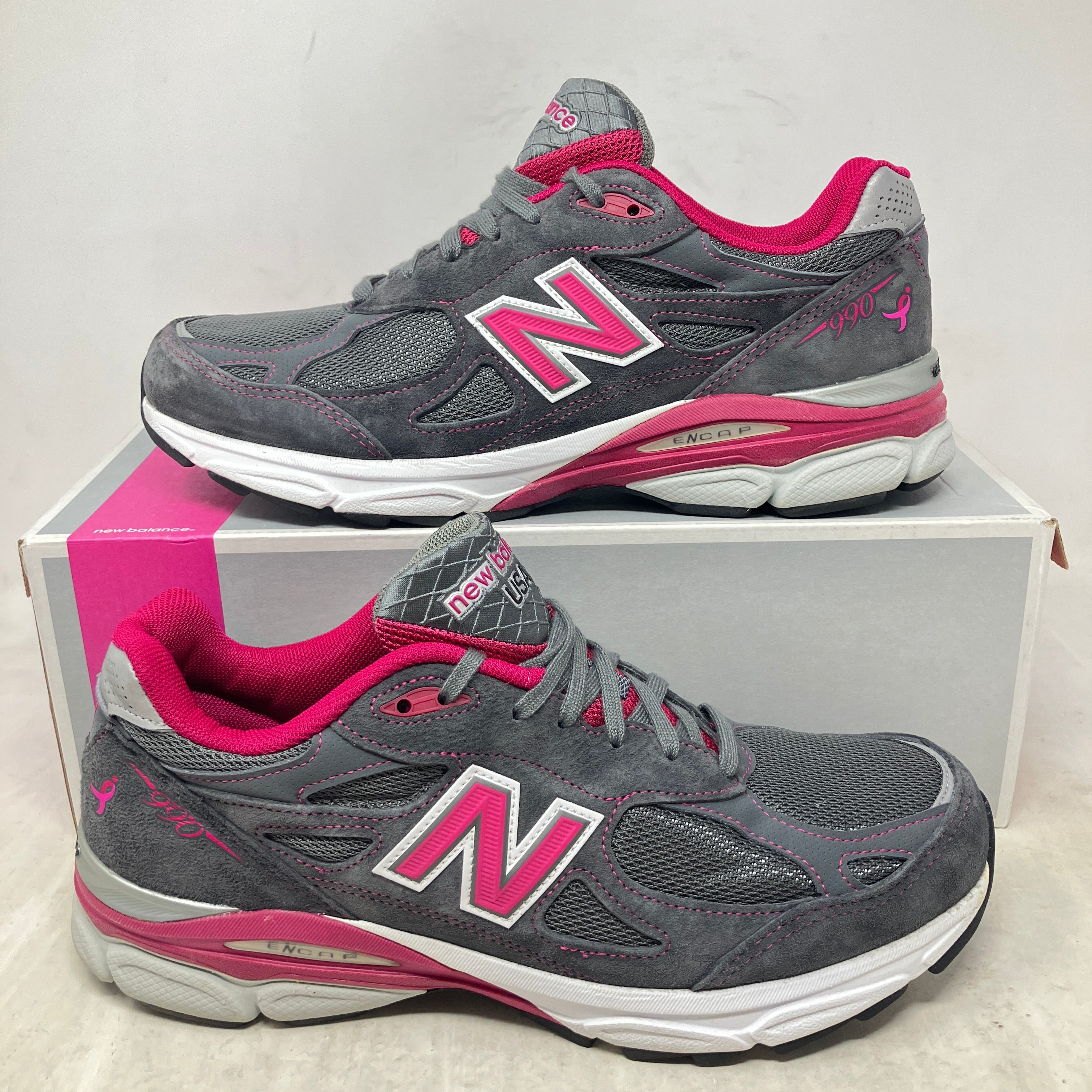 New Balance Wmns 990v3 Made In USA Breast Cancer Awareness