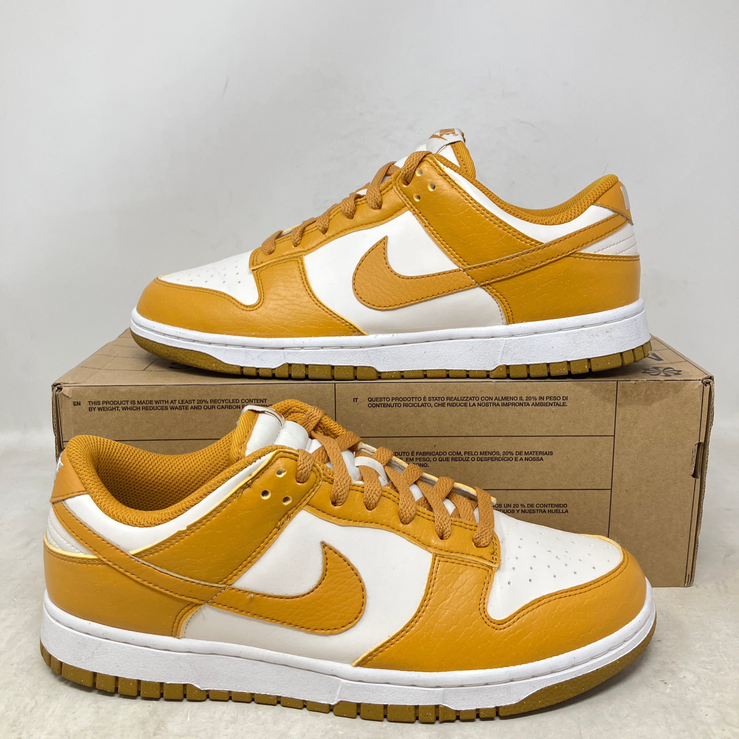Nike Dunk Low Next Nature Phantom Gold Suede (Women's)