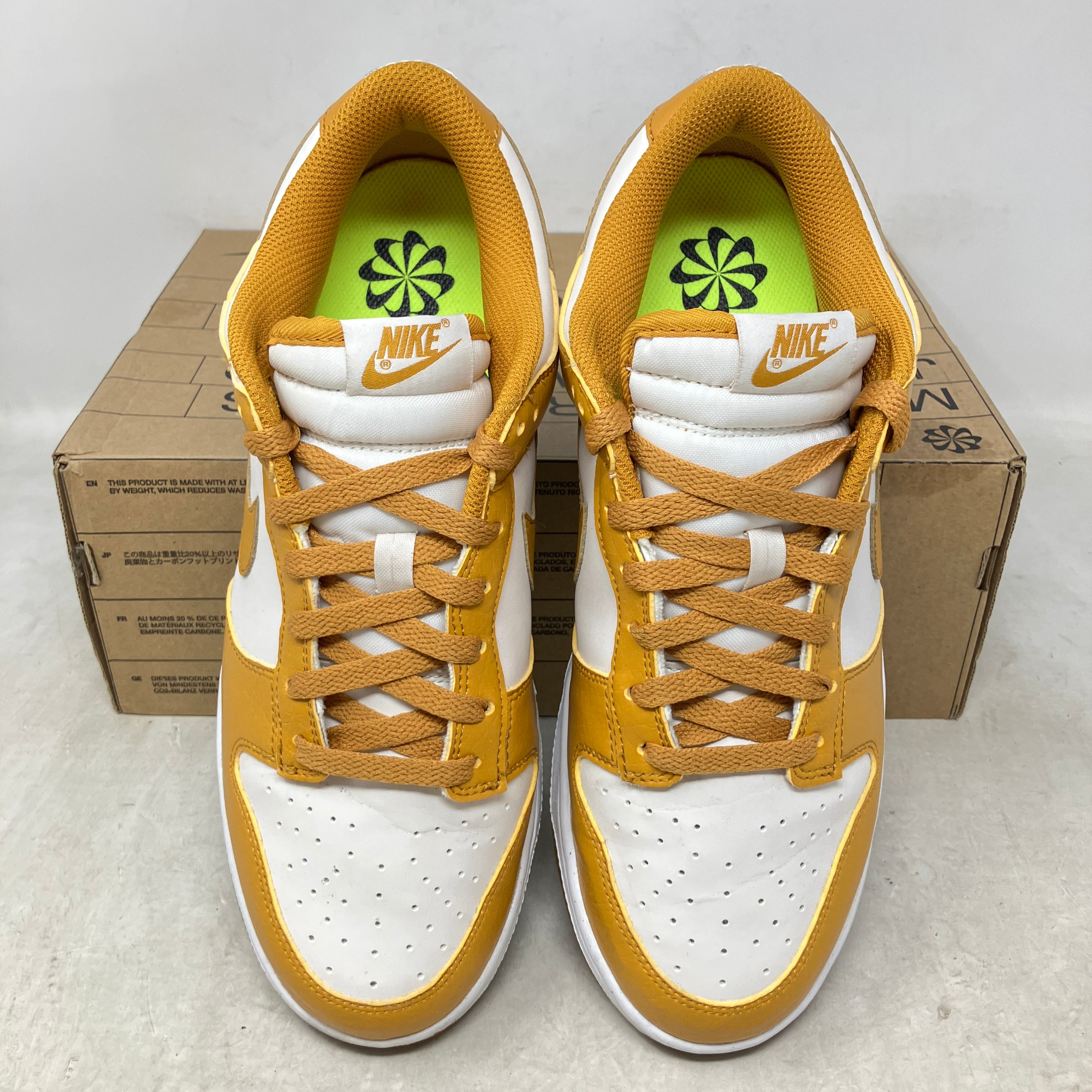 Nike Dunk Low Next Nature Phantom Gold Suede (Women's)