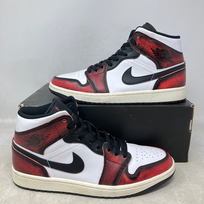 Jordan 1 Mid Wear-Away Chicago