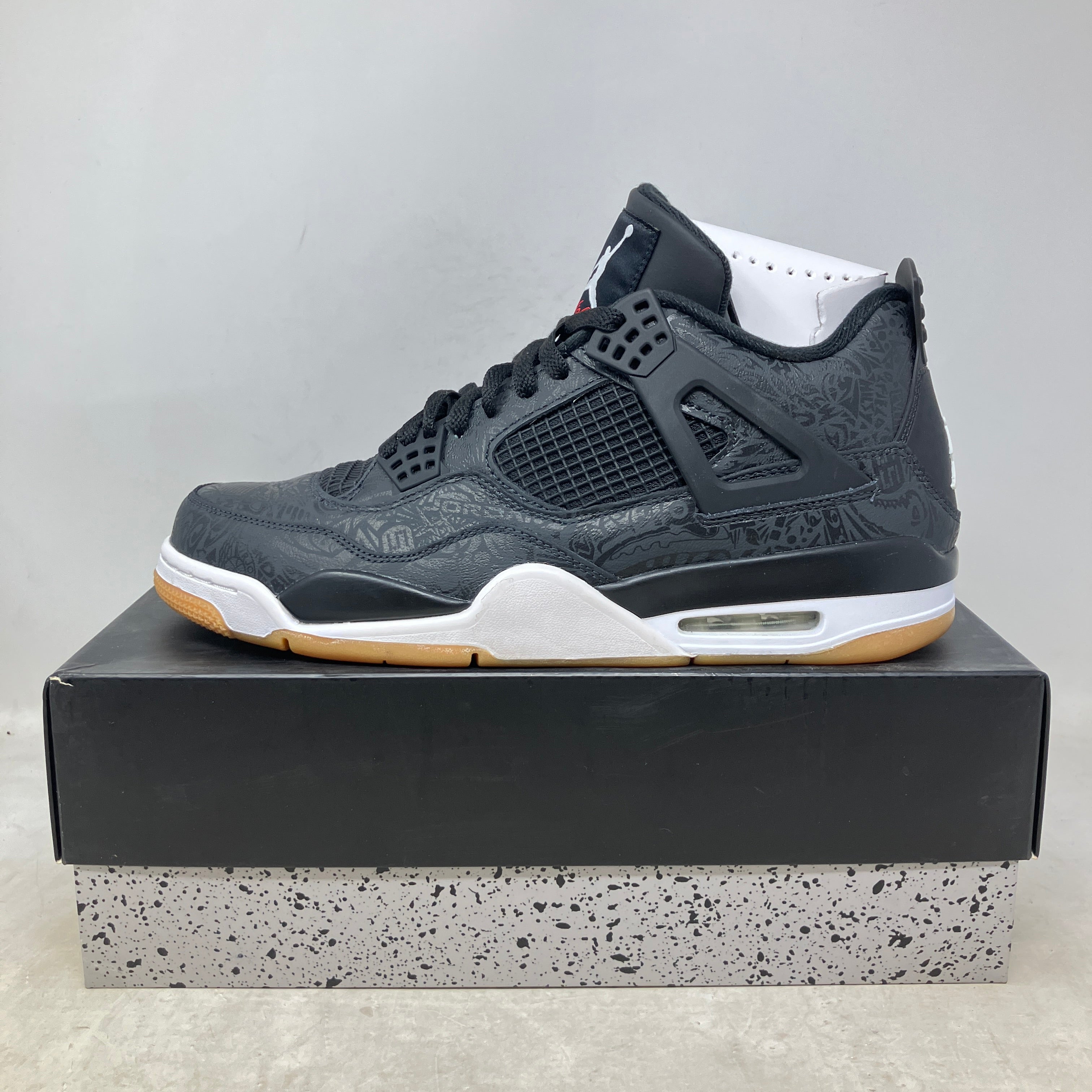 Jordan 4 Retro Laser Black Gum