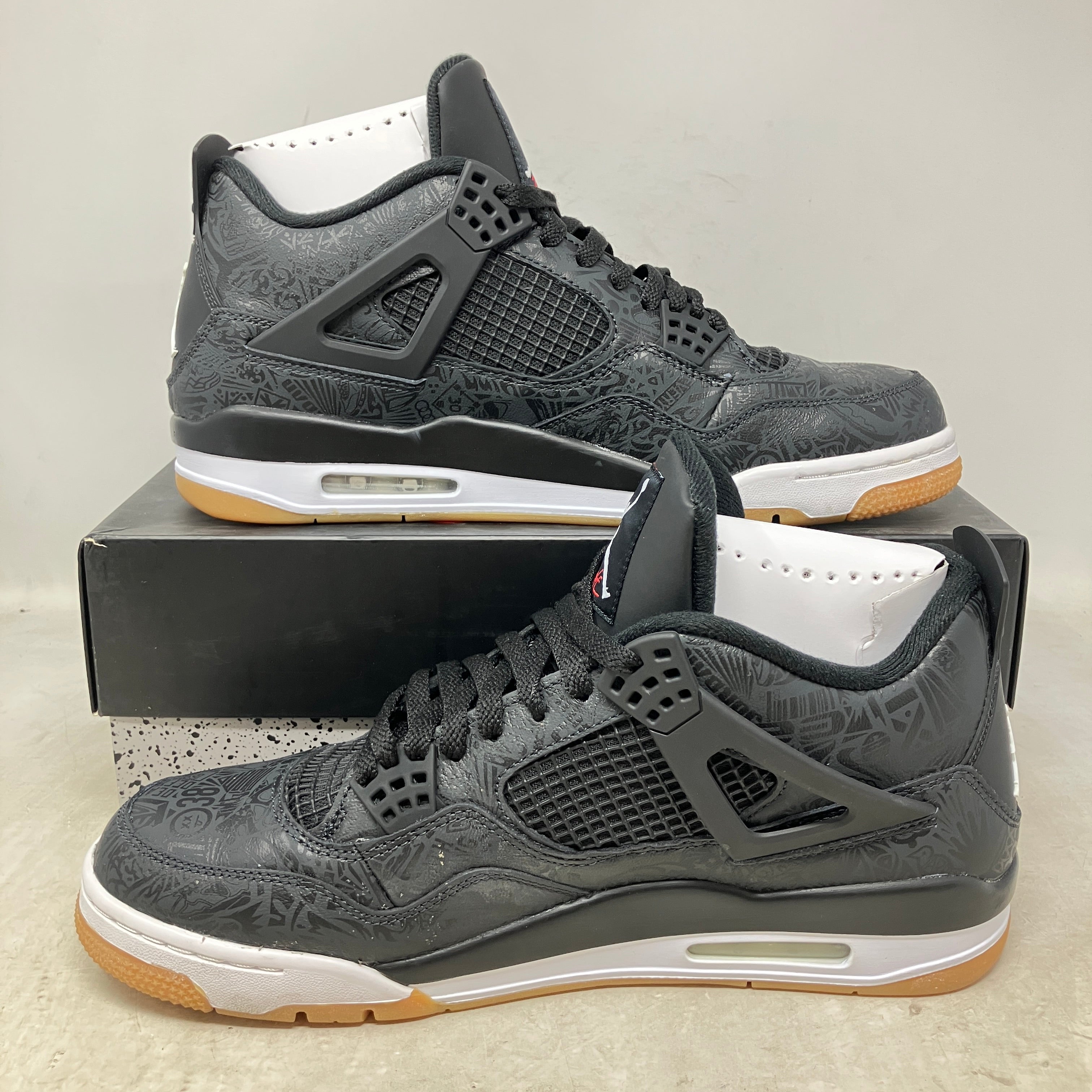 Jordan 4 Retro Laser Black Gum