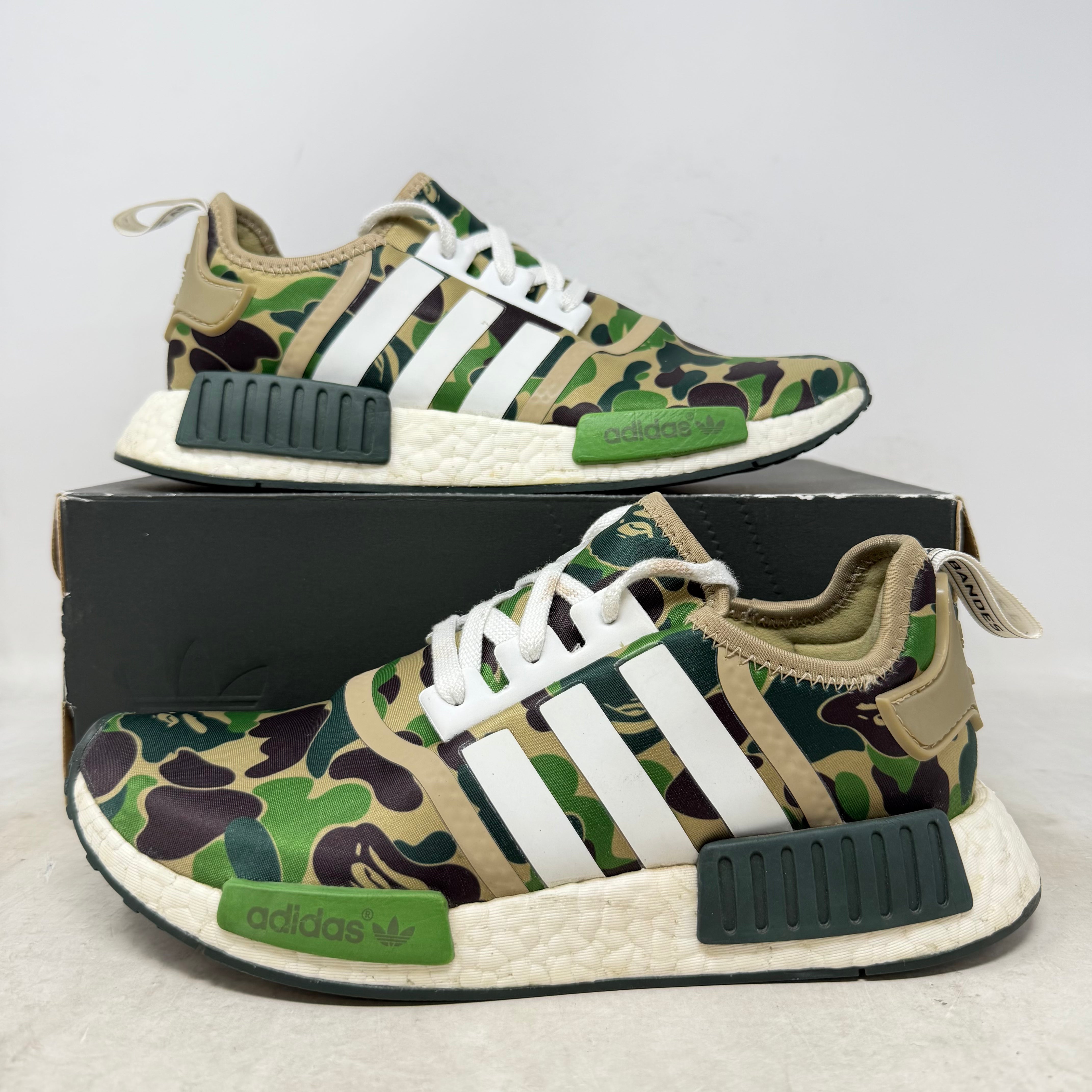 adidas NMD R1 Bape Olive Camo