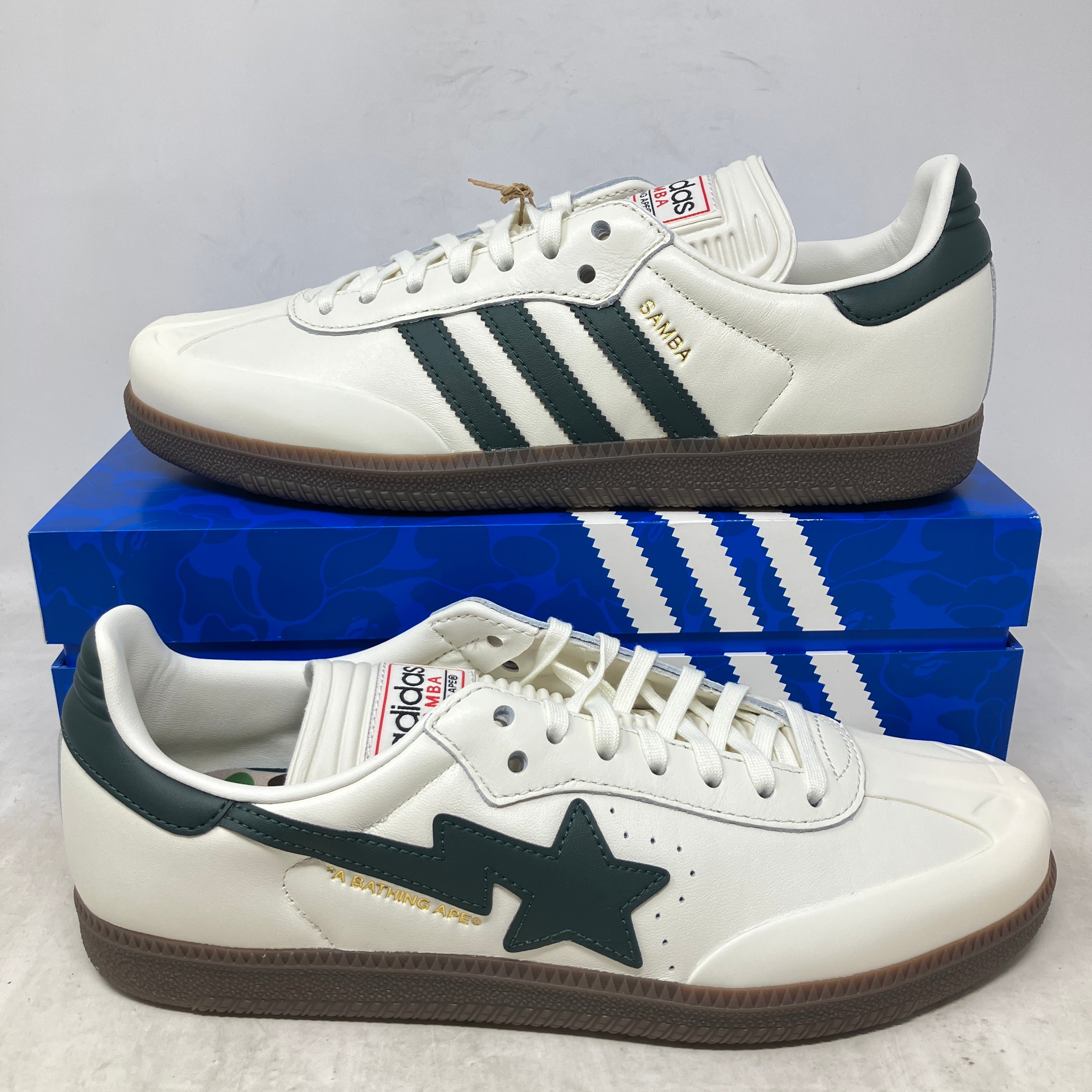 adidas Samba Bape World Cup Pack White Forest