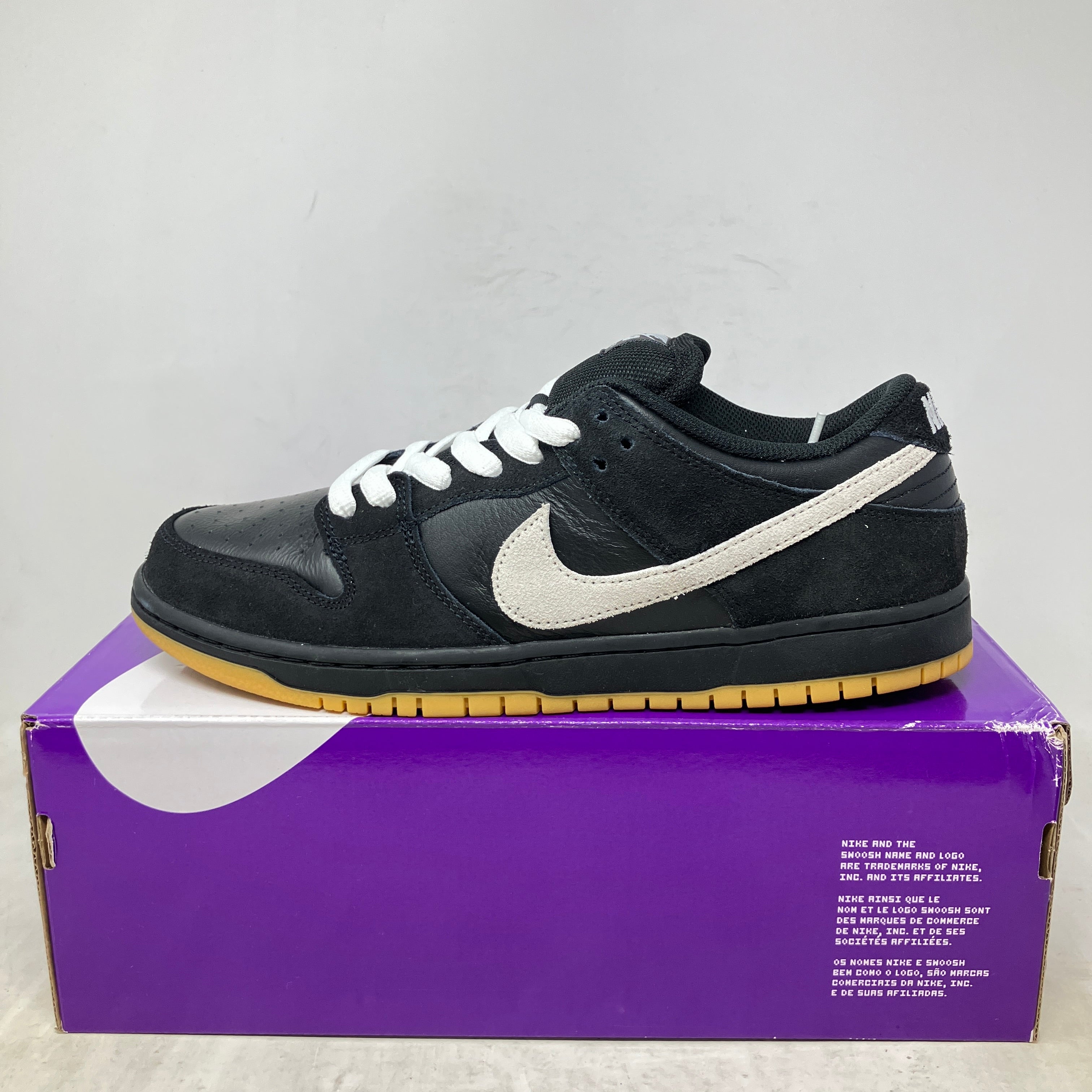 Nike Dunk Low Pro SB Black White Gum