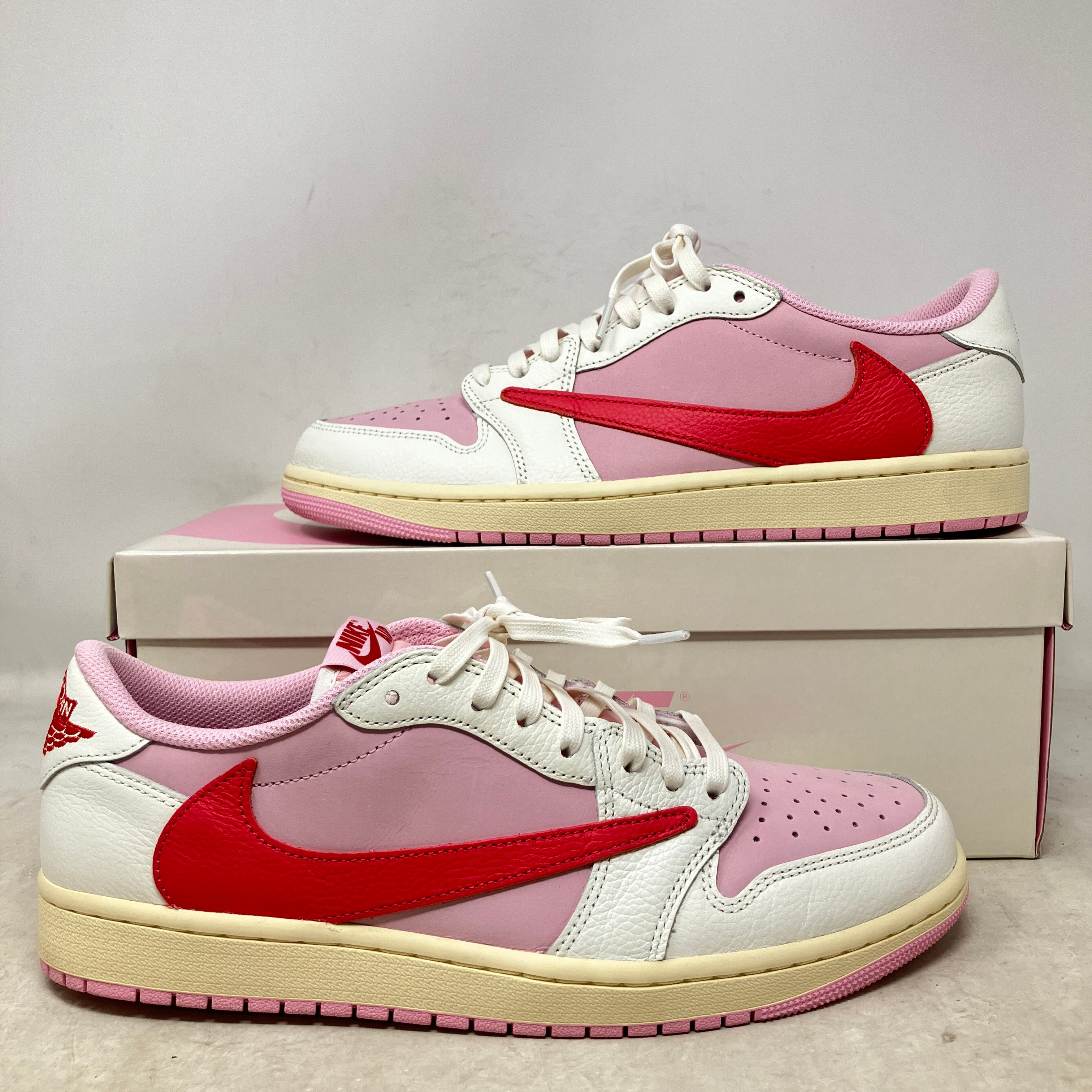 Jordan 1 Retro Low OG SP Travis Scott Sail Tropical Pink