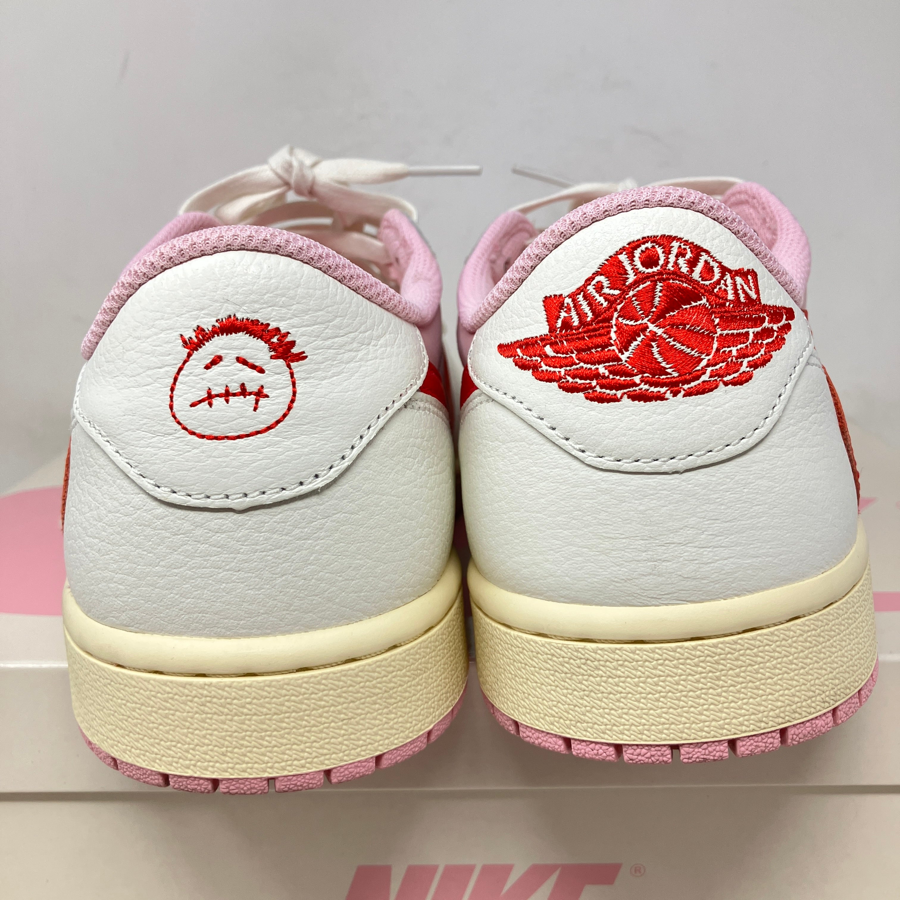 Jordan 1 Retro Low OG SP Travis Scott Sail Tropical Pink