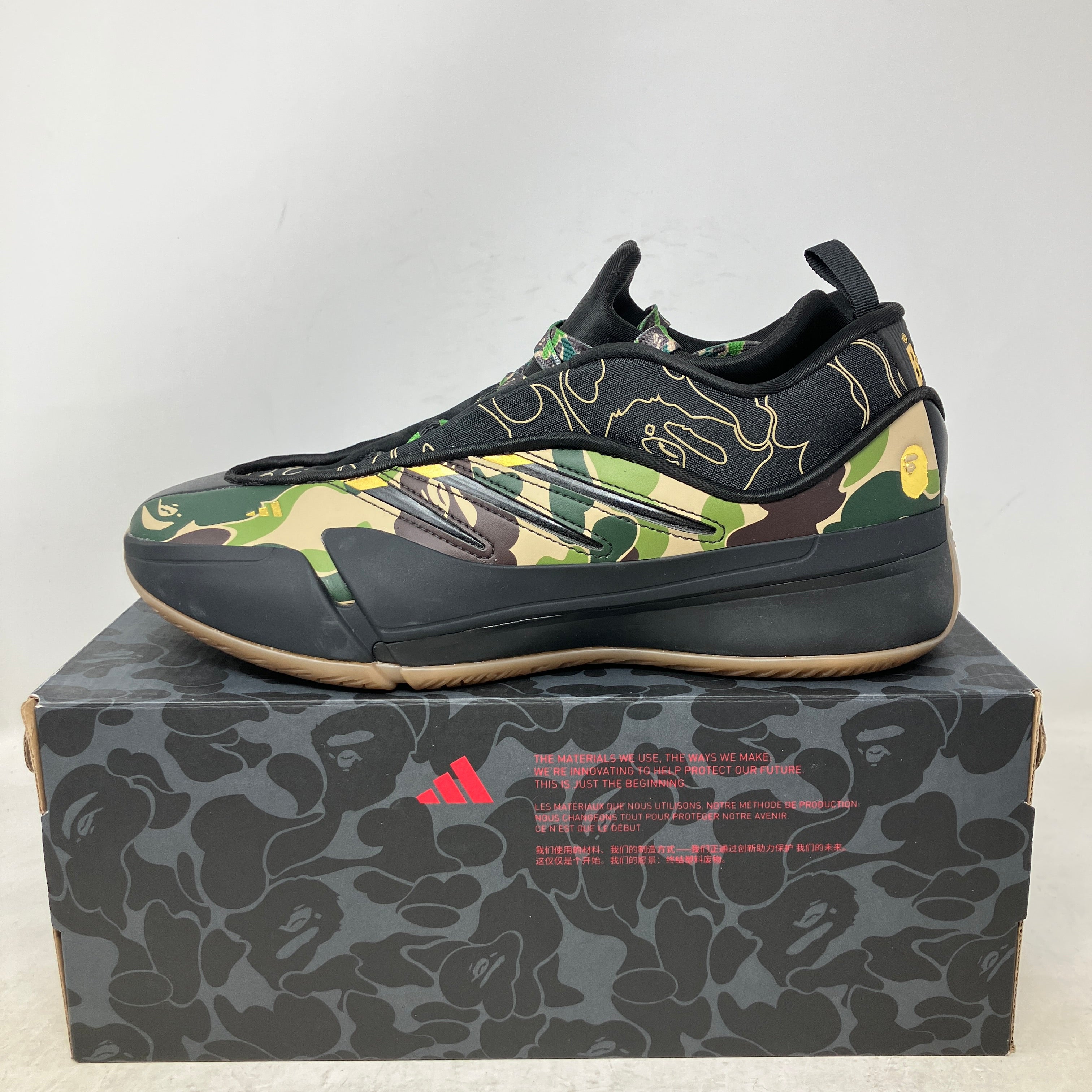 adidas Dame 9 Bape Black Green