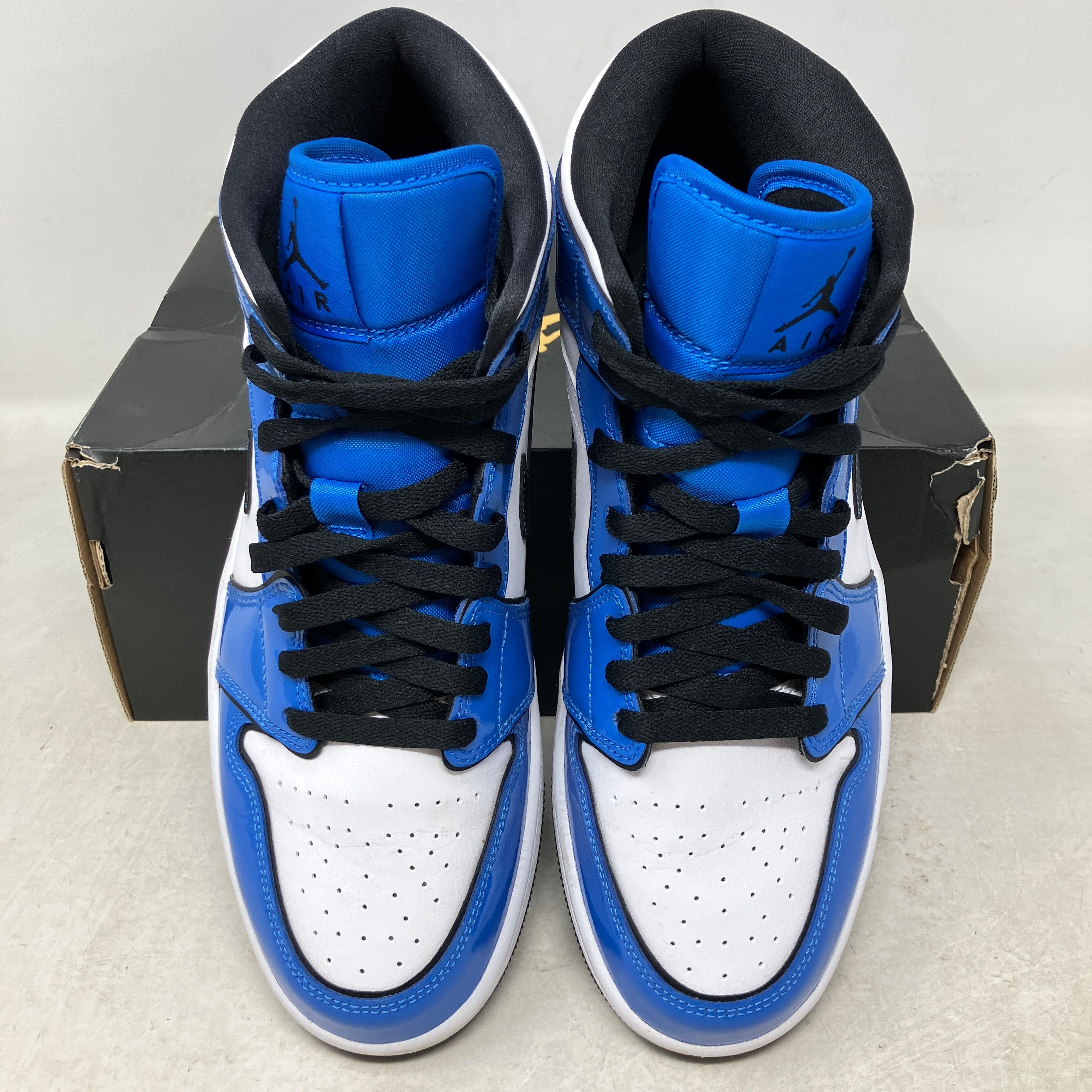 Jordan 1 Mid Signal Blue