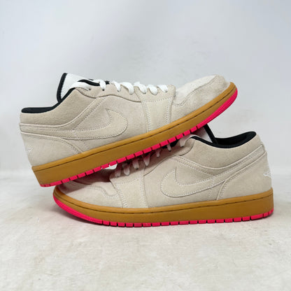 Jordan 1 Low White Gum Hyper Pink