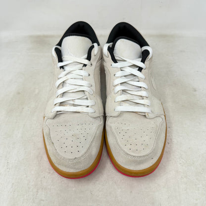 Jordan 1 Low White Gum Hyper Pink