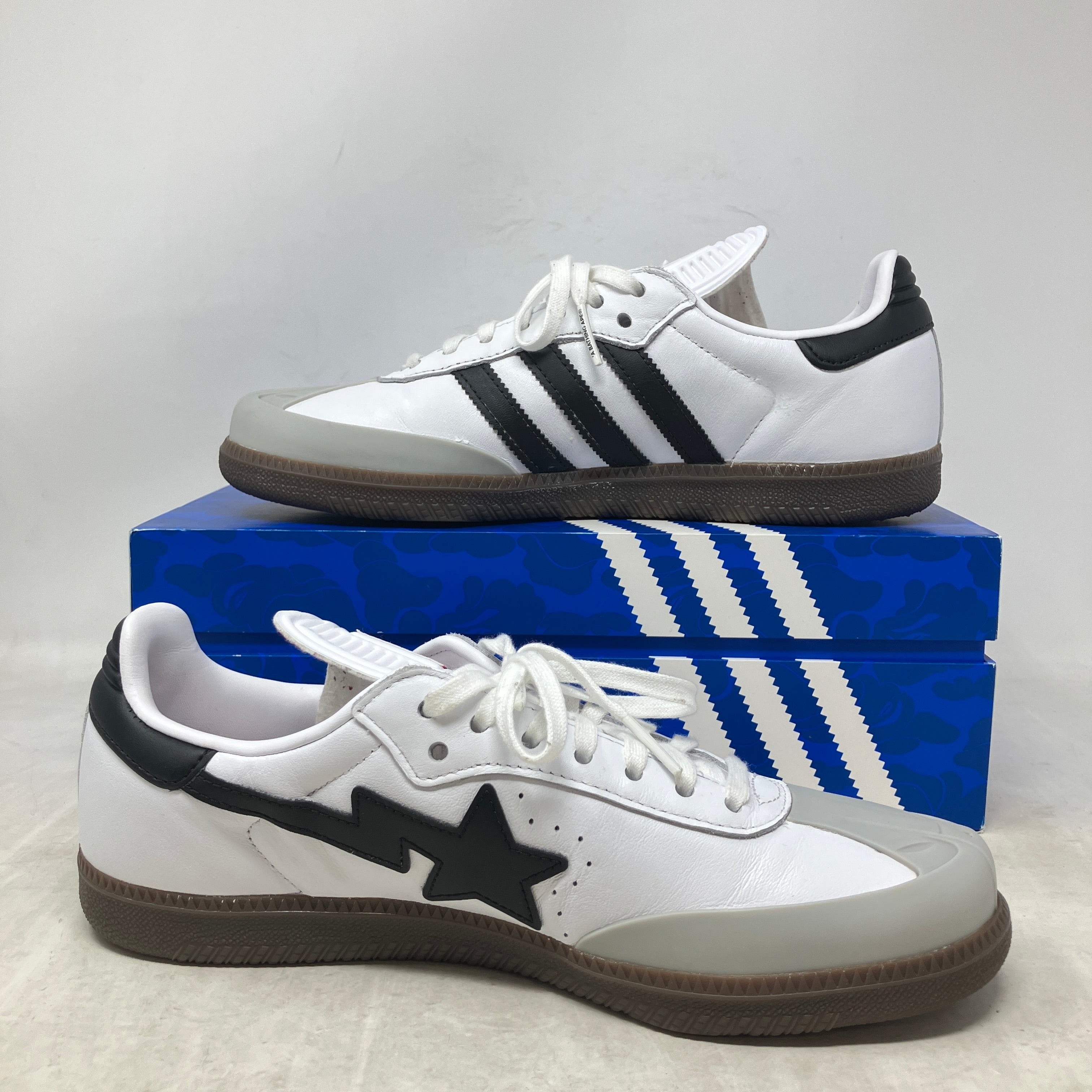 adidas Samba Bape White Black Gum