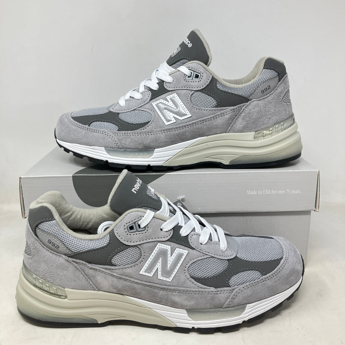 New Balance 992 MiUSA Grey Silver Metallic