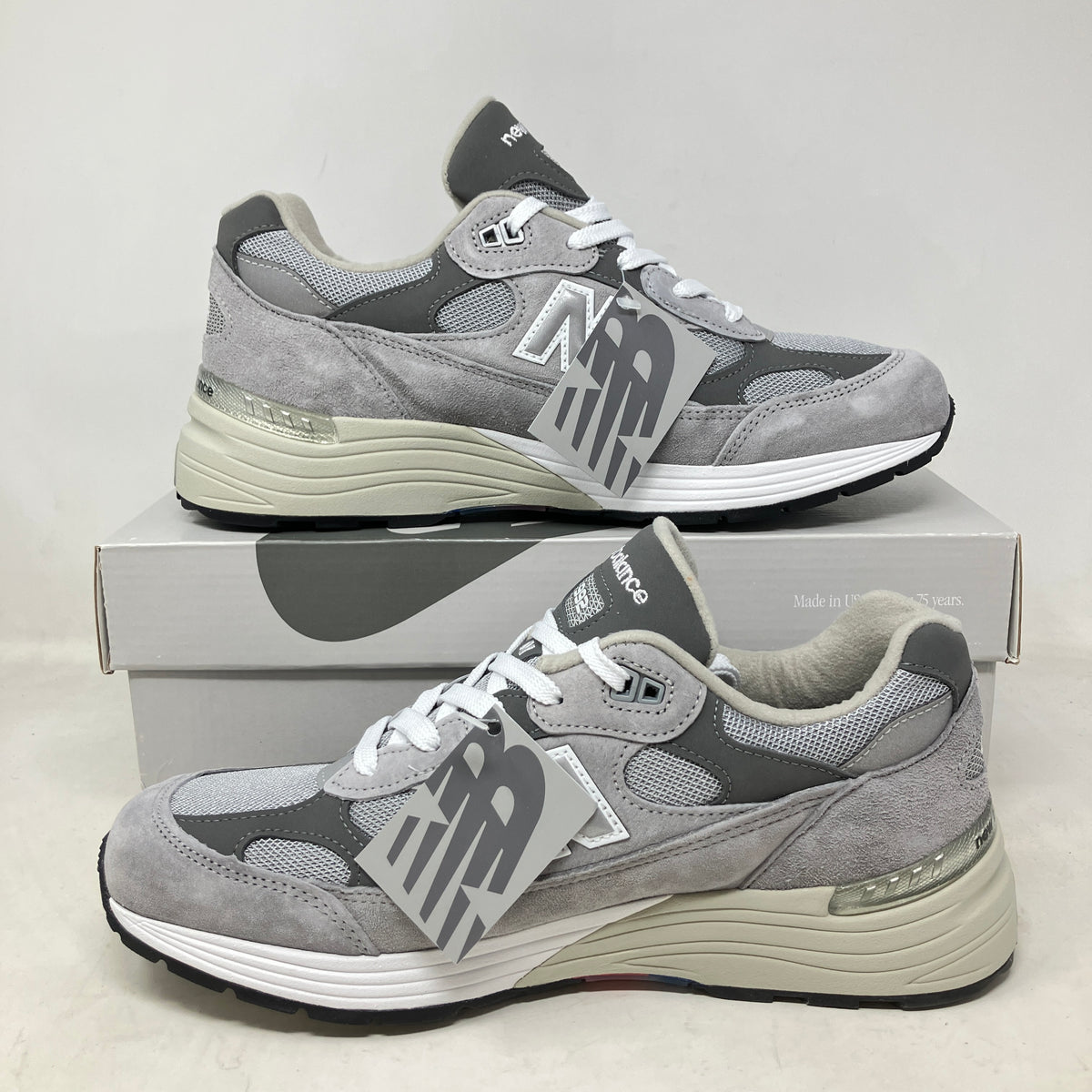 New Balance 992 MiUSA Grey Silver Metallic