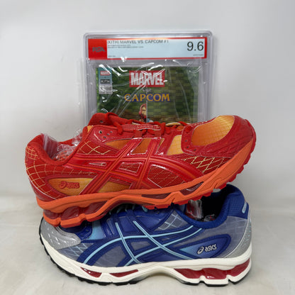 ASICS Gel-Nimbus 10.1 Kith Marvel vs. Capcom Iron Man vs. Mega Man Sealed Box (Comic Included)