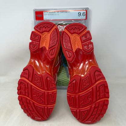 ASICS Gel-Nimbus 10.1 Kith Marvel vs. Capcom Iron Man vs. Mega Man Sealed Box (Comic Included)