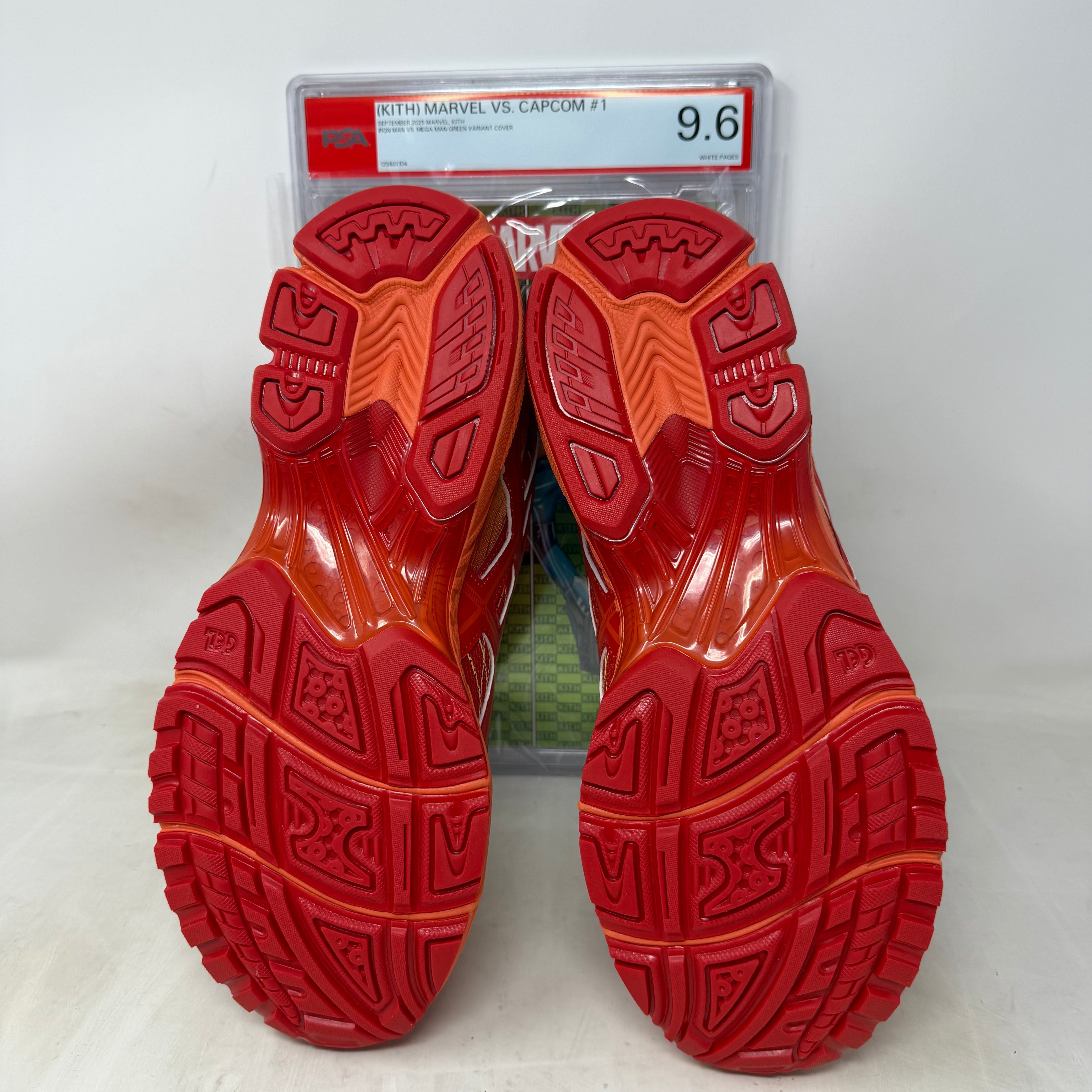 ASICS Gel-Nimbus 10.1 Kith Marvel vs. Capcom Iron Man vs. Mega Man Sealed Box (Comic Included)