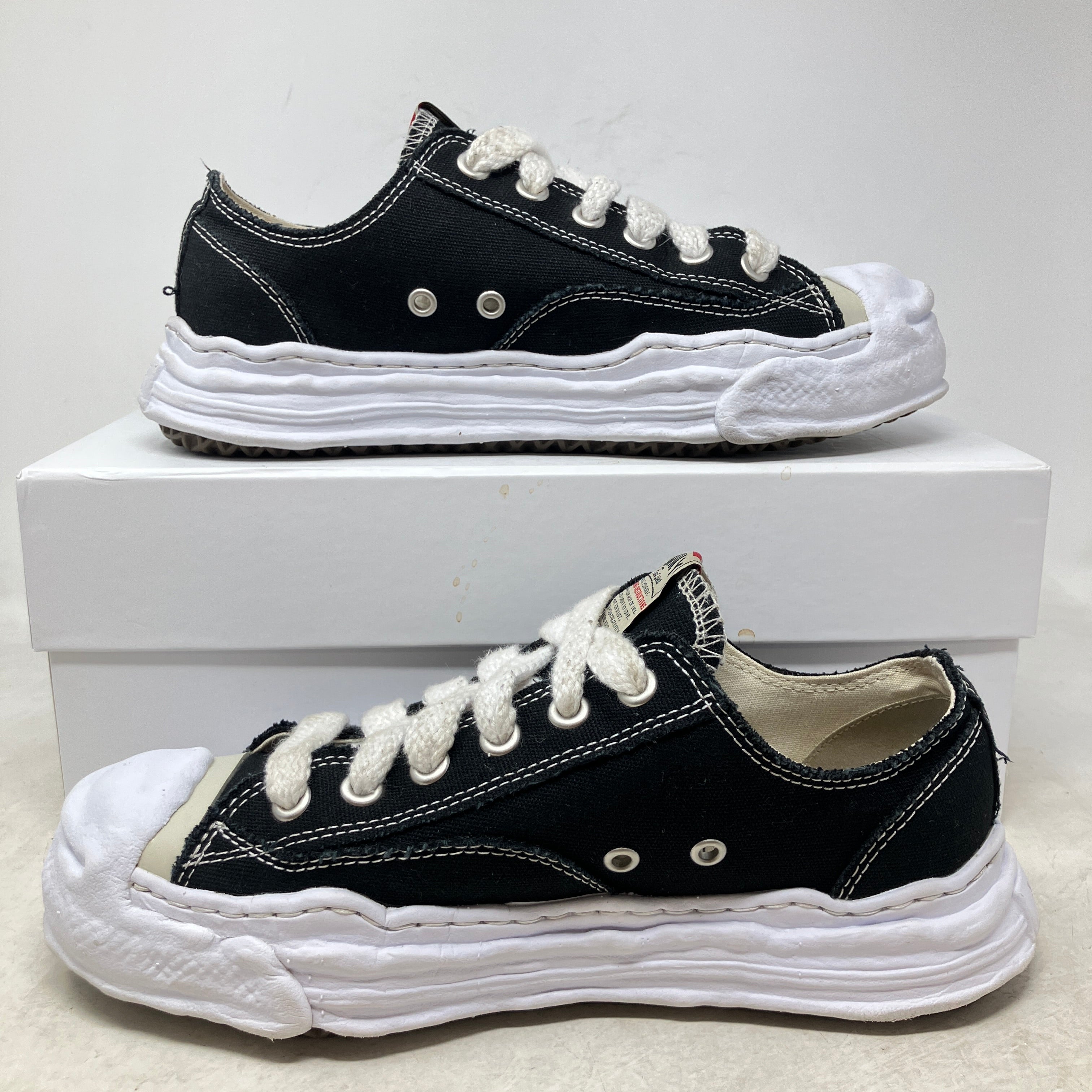 Maison Mihara Yasuhiro Hank OG Sole Canvas Low Black