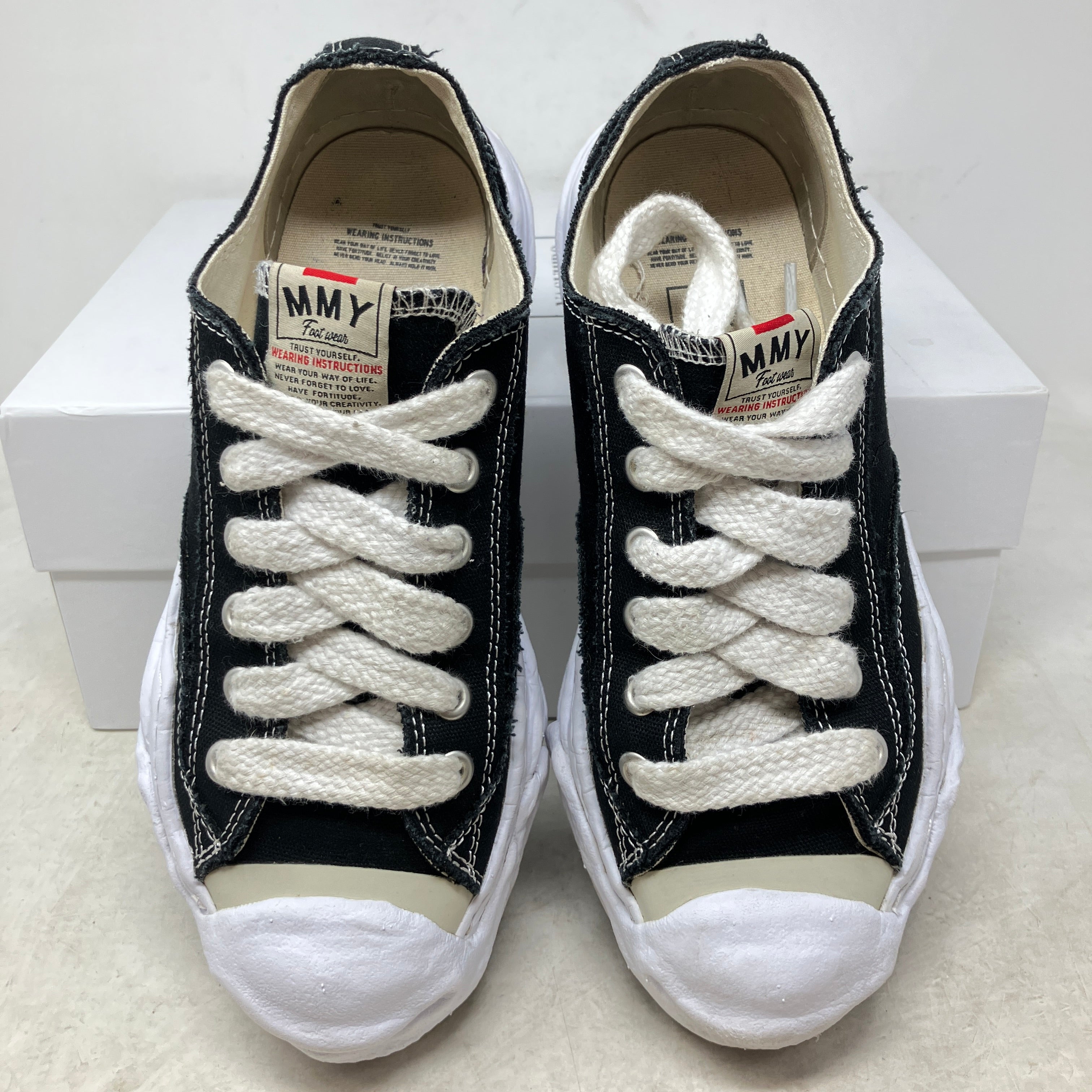 Maison Mihara Yasuhiro Hank OG Sole Canvas Low Black