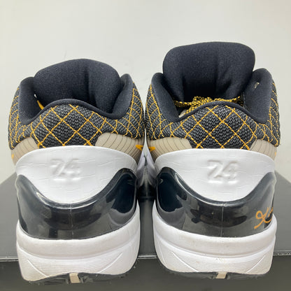 Nike Kobe 4 Protro White Black Del Sol