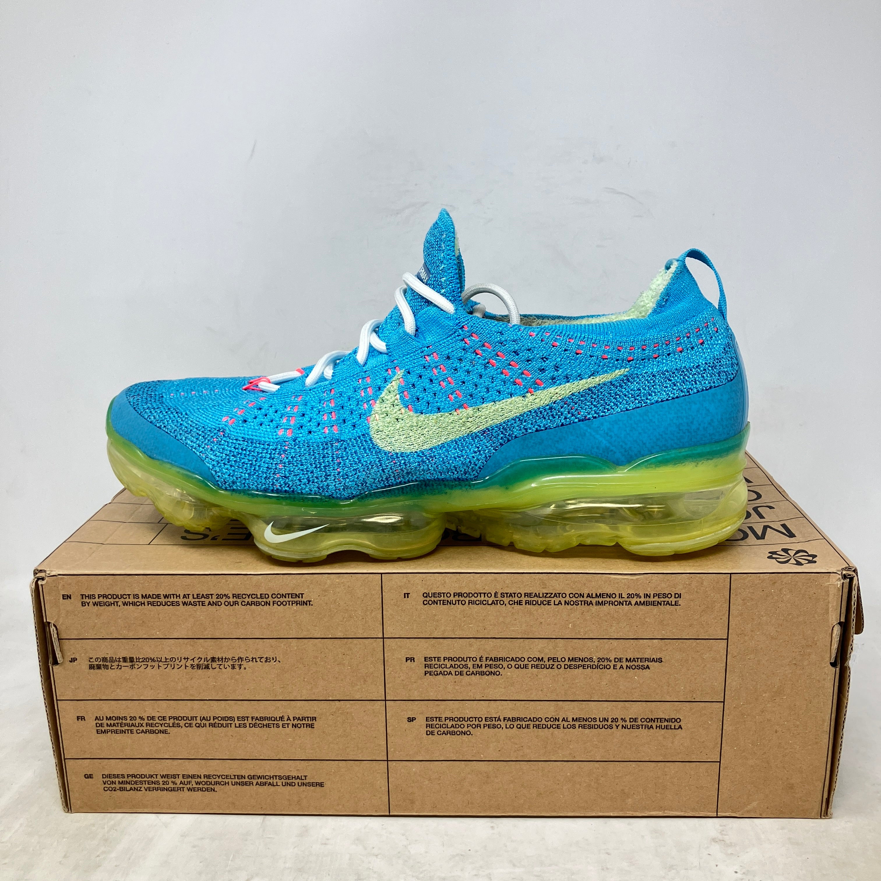 Nike Air VaporMax 2023 Flyknit Baltic Blue Citron Tint