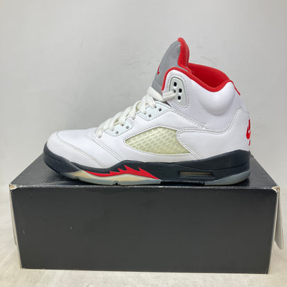 Jordan 5 Retro Fire Red Silver Tongue (2020) (GS)